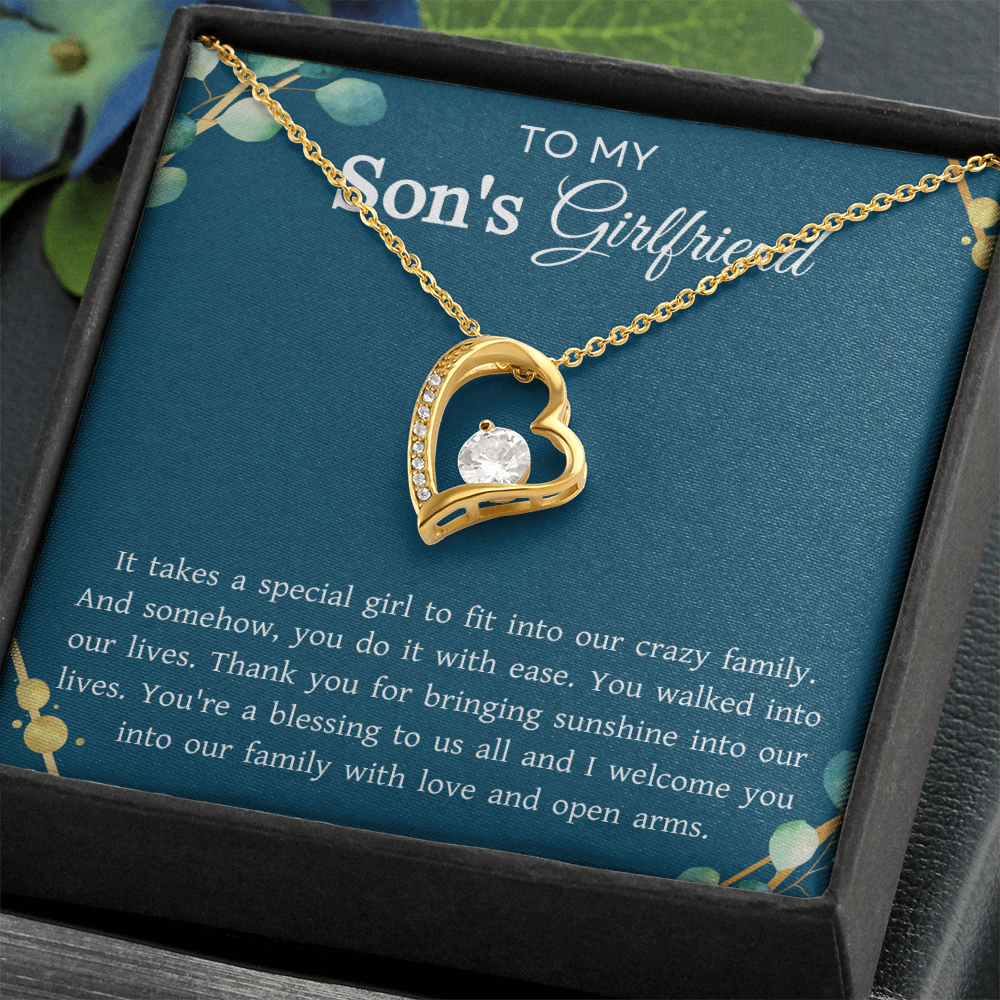 To My Son's Girlfriend Gift for Mother's Day Birthday Women's Day Jewelry