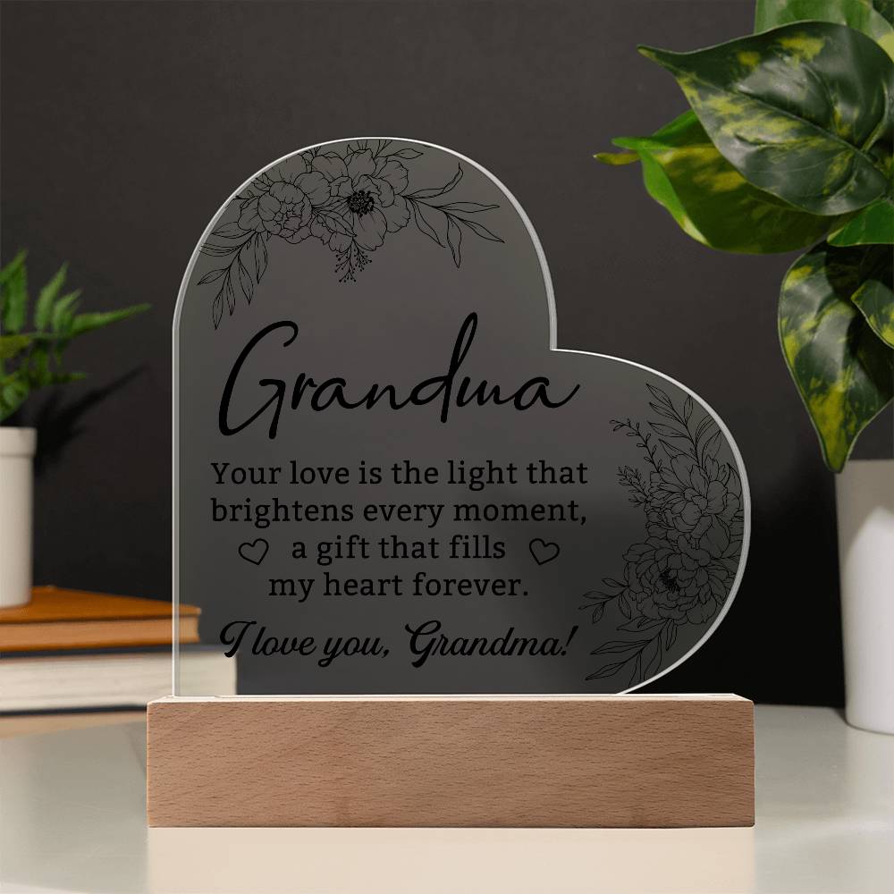 Personalized Night Light - Mothers Day Gift - Grandma Gifts - Grandma Mothers Day - Gift for Grandma - Gift For Nana - Grandma Birthday Gift