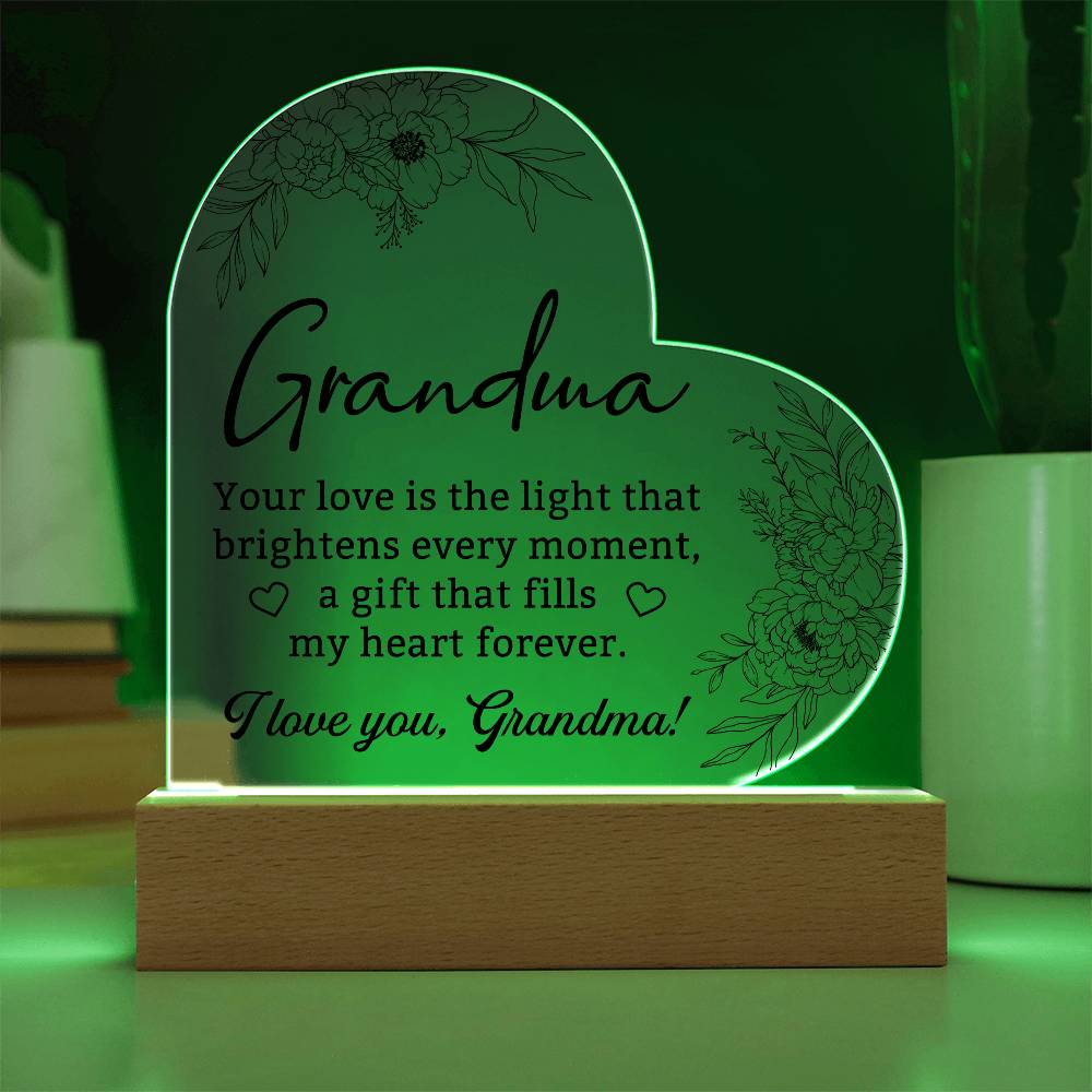 Personalized Night Light - Mothers Day Gift - Grandma Gifts - Grandma Mothers Day - Gift for Grandma - Gift For Nana - Grandma Birthday Gift