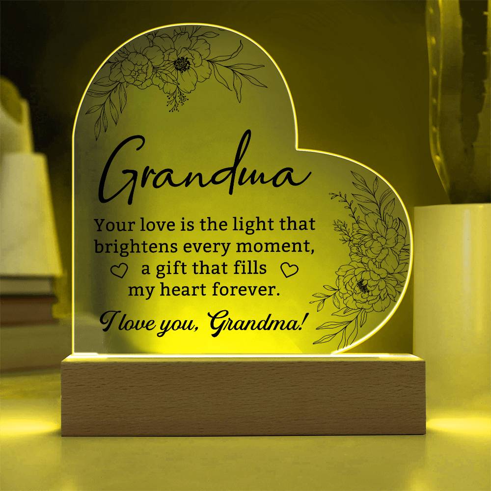 Personalized Night Light - Mothers Day Gift - Grandma Gifts - Grandma Mothers Day - Gift for Grandma - Gift For Nana - Grandma Birthday Gift