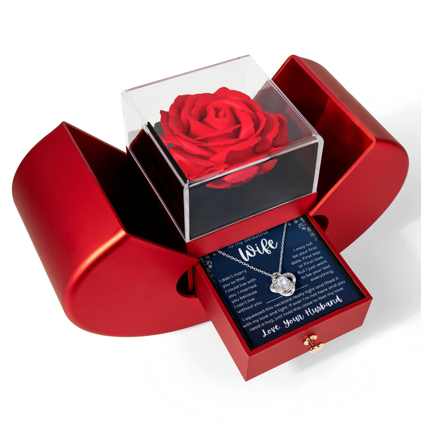 To My Wife – My Every Tomorrow is Beautiful Because of You - Necklace