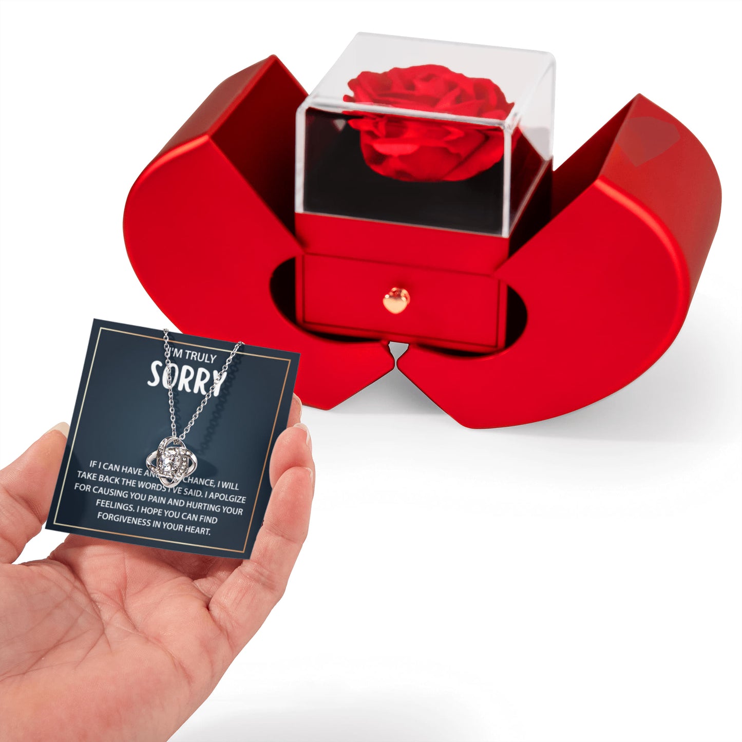 To My Soulmate Necklace - I Apologize for Hurting Your Feelings