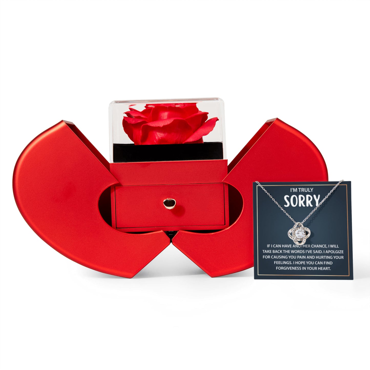 To My Soulmate Necklace - I Apologize for Hurting Your Feelings