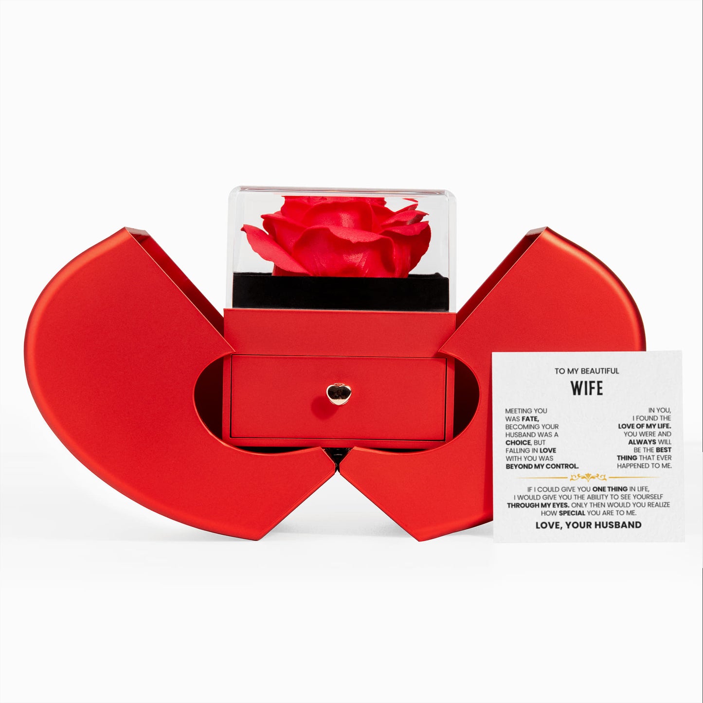 Valentine's Day - Sentimental for My Wife With Message Card