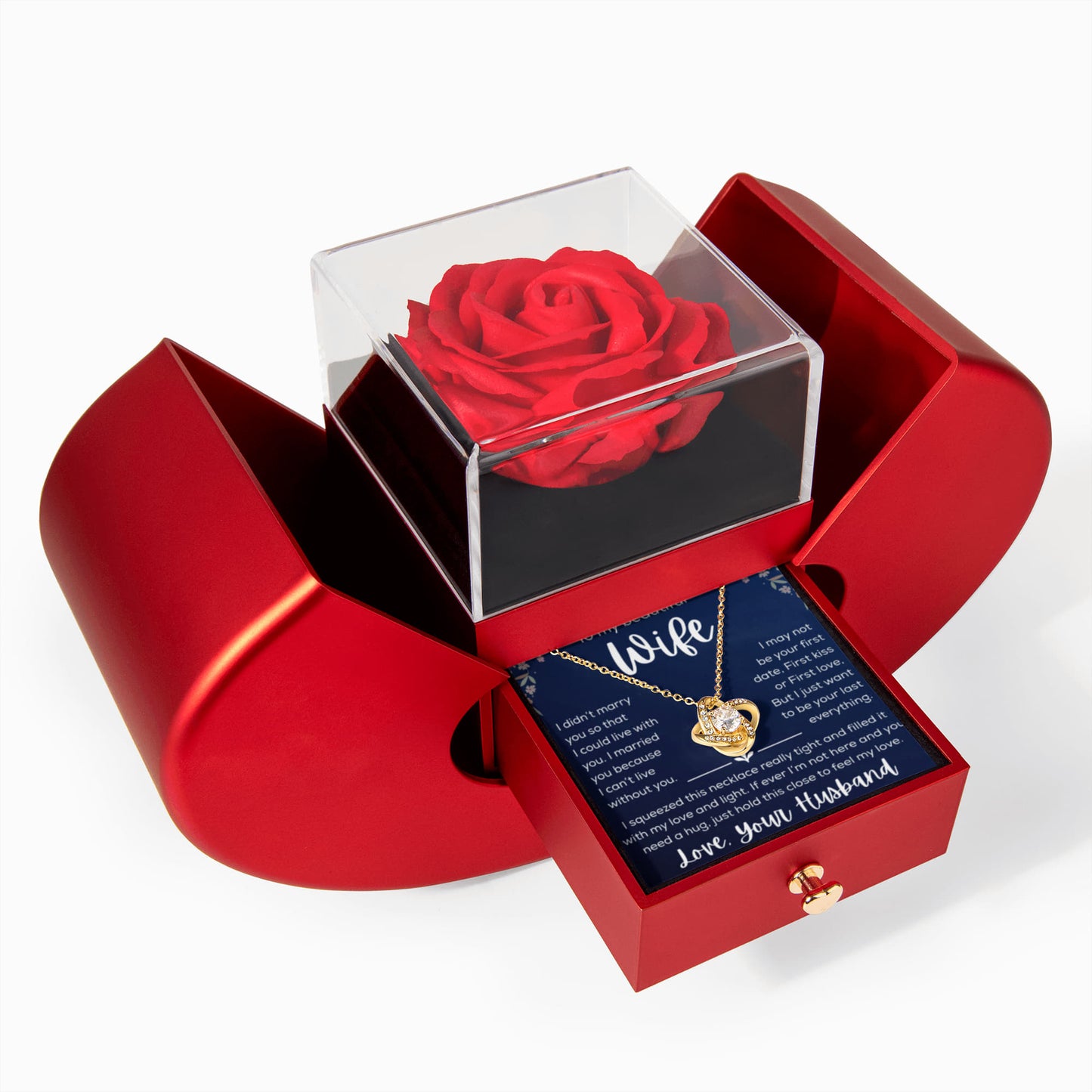 To My Wife – My Every Tomorrow is Beautiful Because of You - Necklace