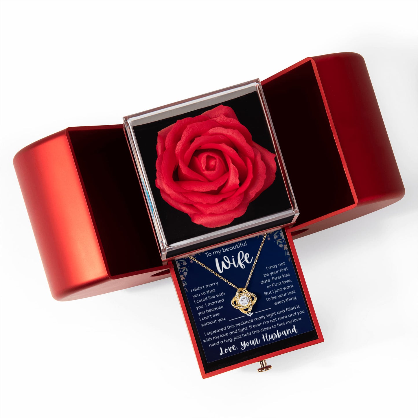To My Wife – My Every Tomorrow is Beautiful Because of You - Necklace