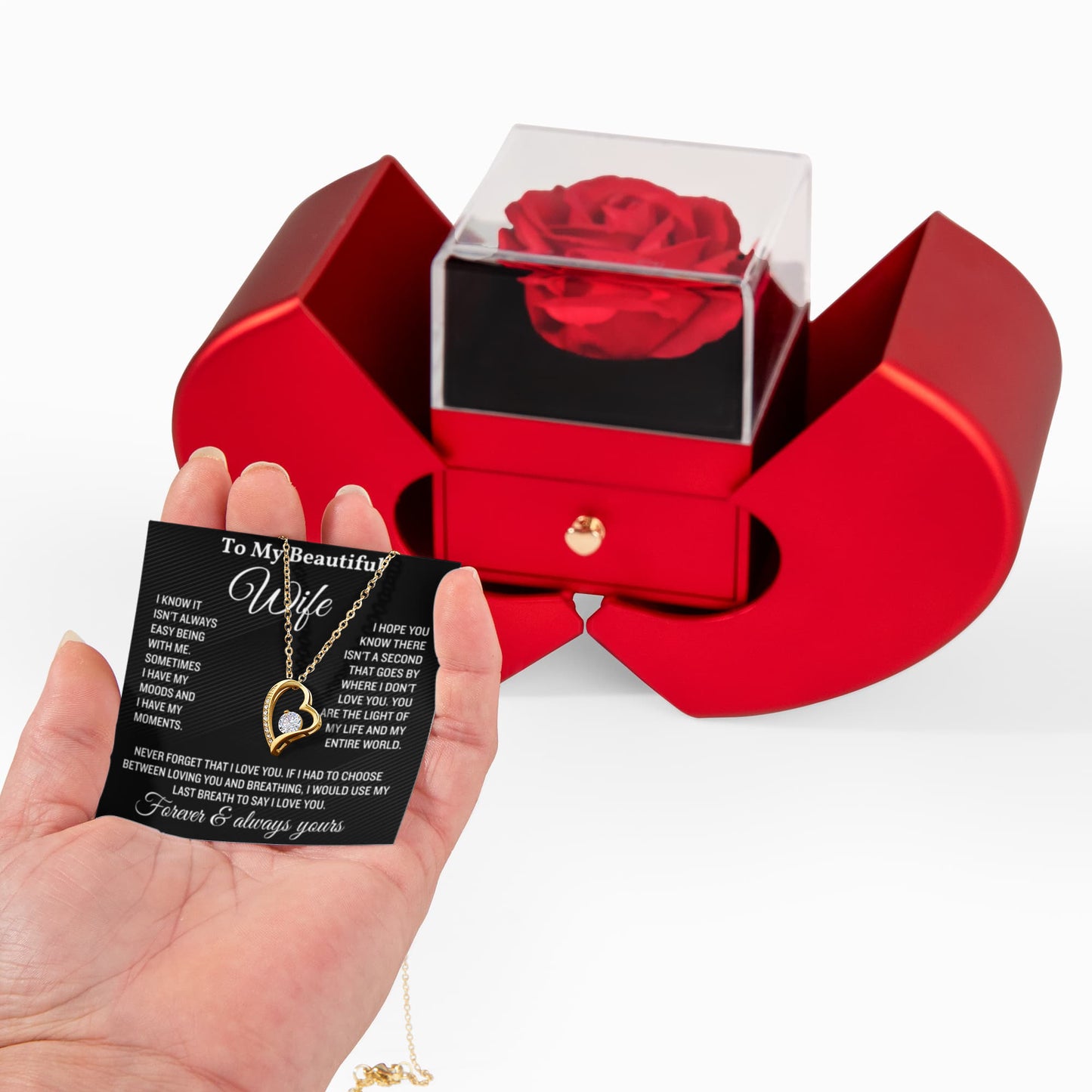 To My Beautiful Wife, You Are the Calm in My Busy Mind - Necklace