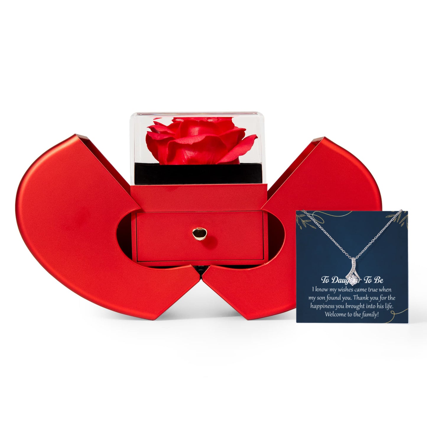 Daughter-in-Law 14K pendant Stainless Steel Jewelry From Mom Dad