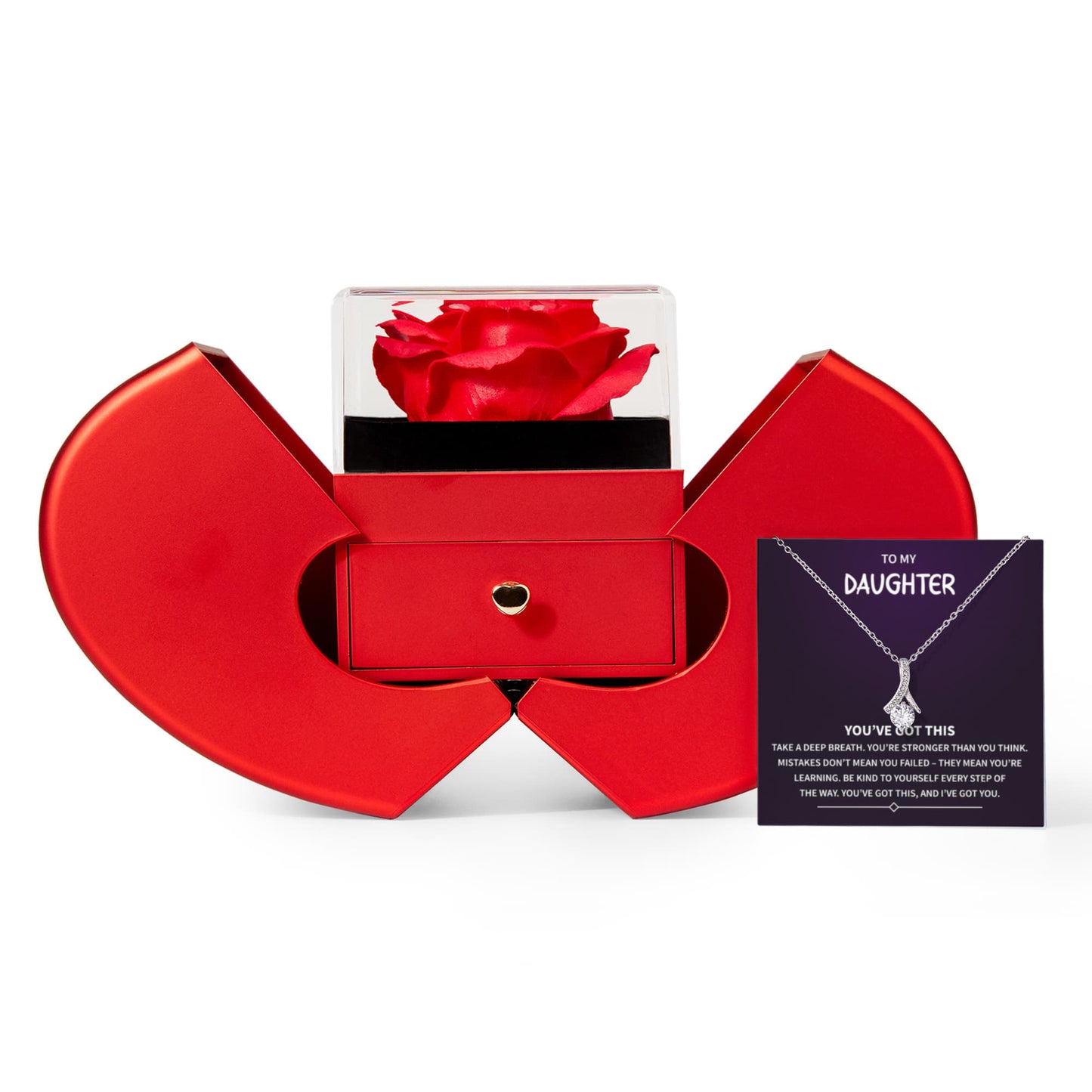 Daughter Necklace 14k Pendant Jewelry Gift From Mom Dad