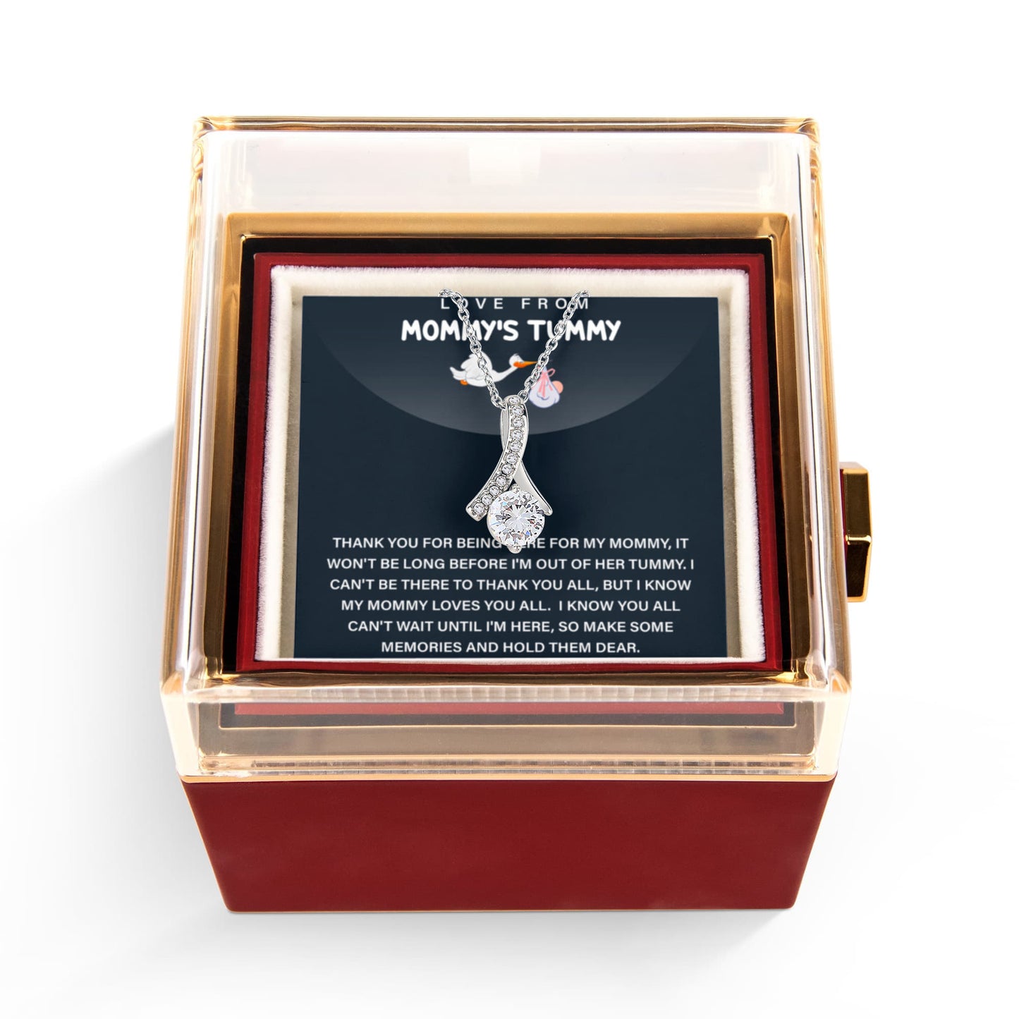 To My Mama To Be - Be Loved For The Rest of Your Life - Alluring Beauty Necklace