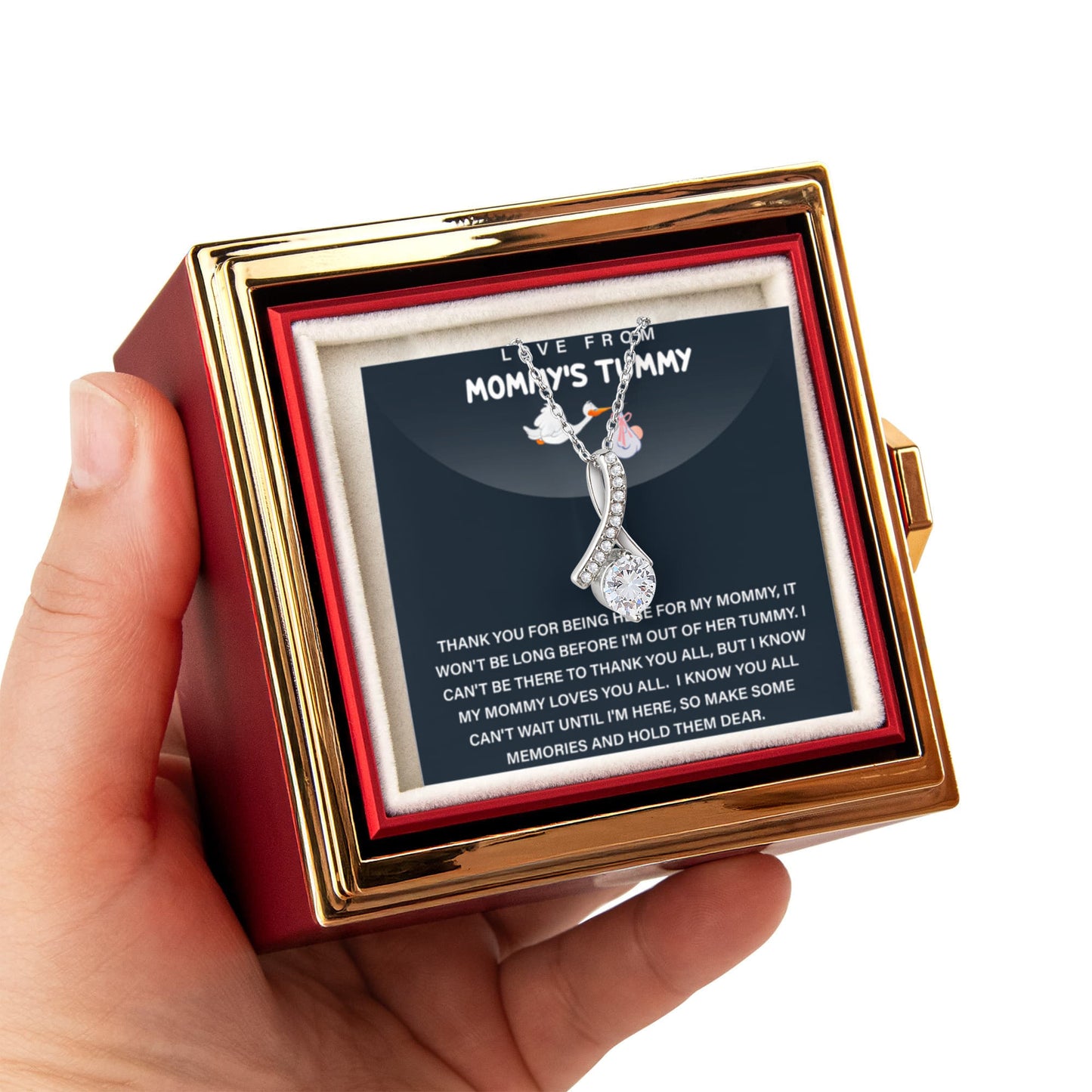 To My Mama To Be - Be Loved For The Rest of Your Life - Alluring Beauty Necklace