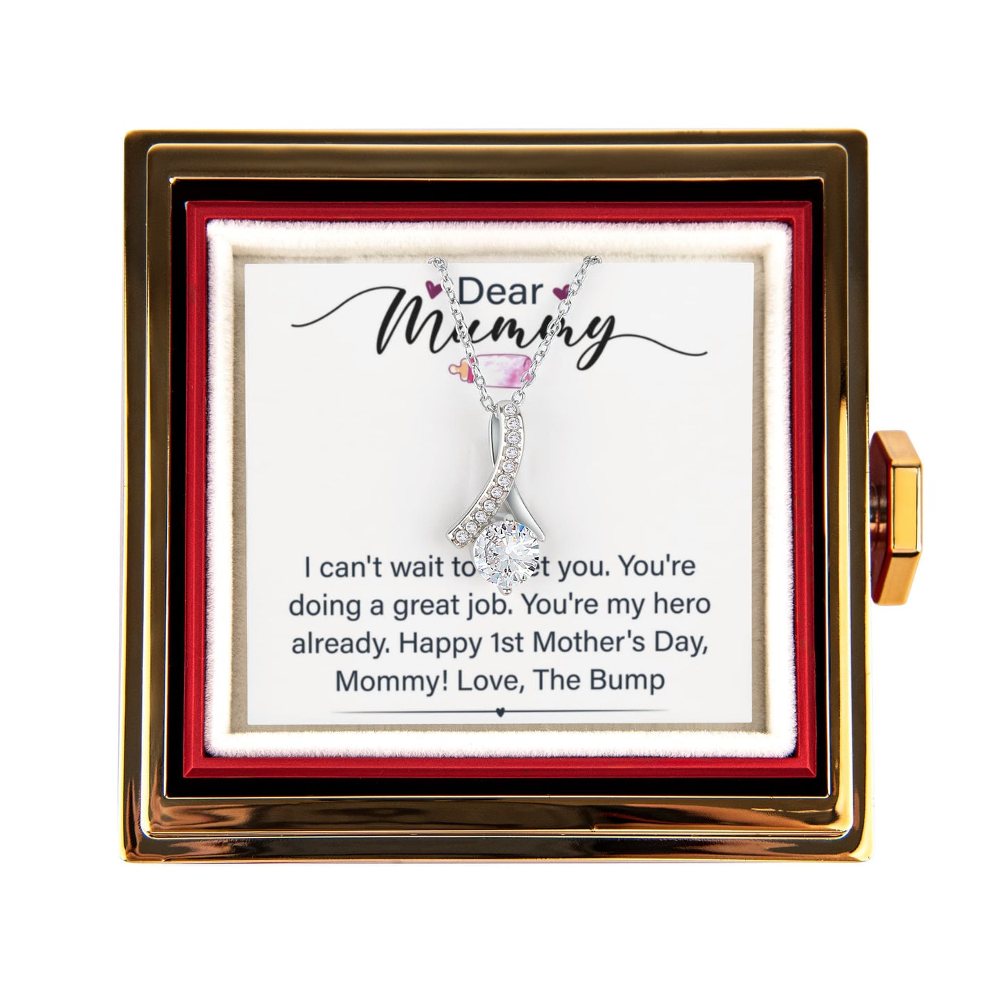 To an Amazing Mamma To Be - You Are Going To Be an Amazing Mother - Alluring Beauty Necklace