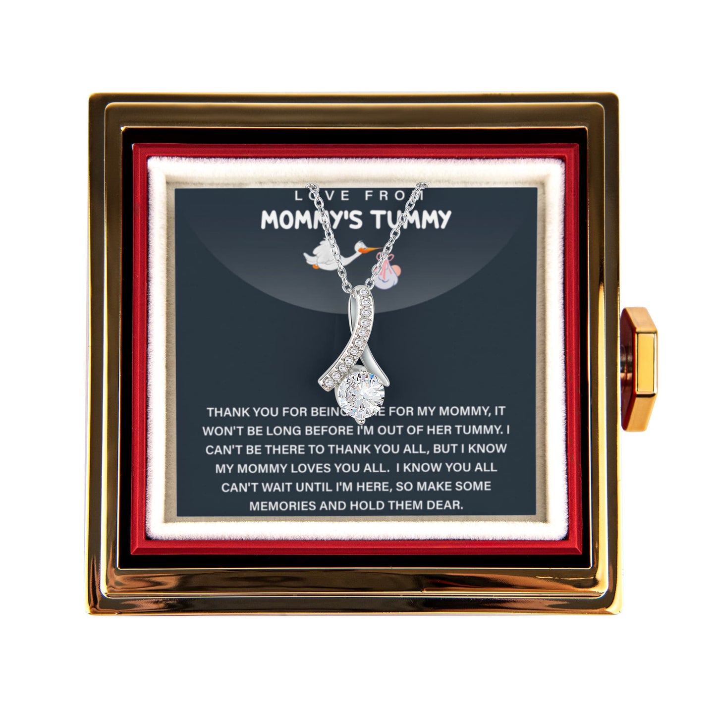 To My Mama To Be - Be Loved For The Rest of Your Life - Alluring Beauty Necklace