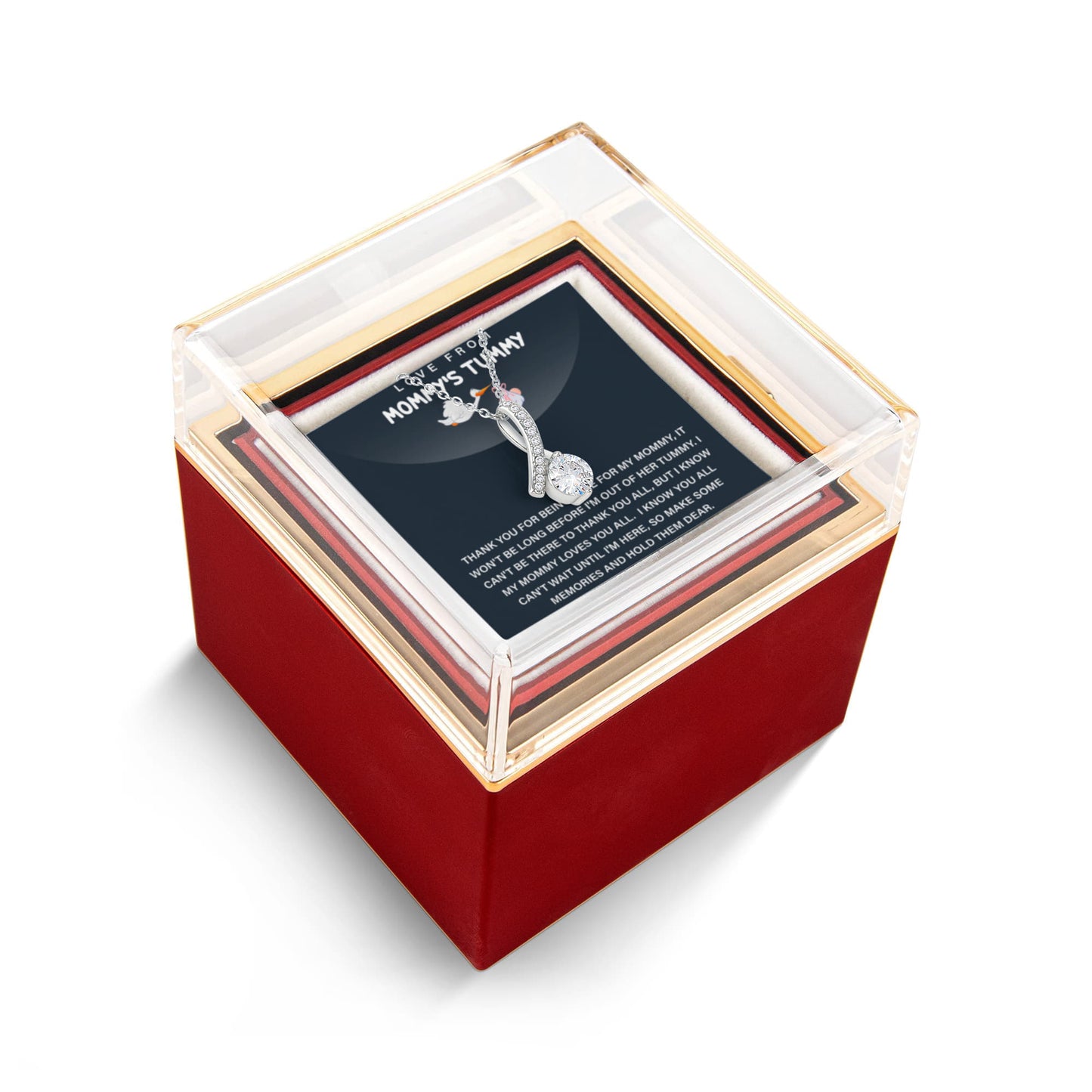 To My Mama To Be - Be Loved For The Rest of Your Life - Alluring Beauty Necklace