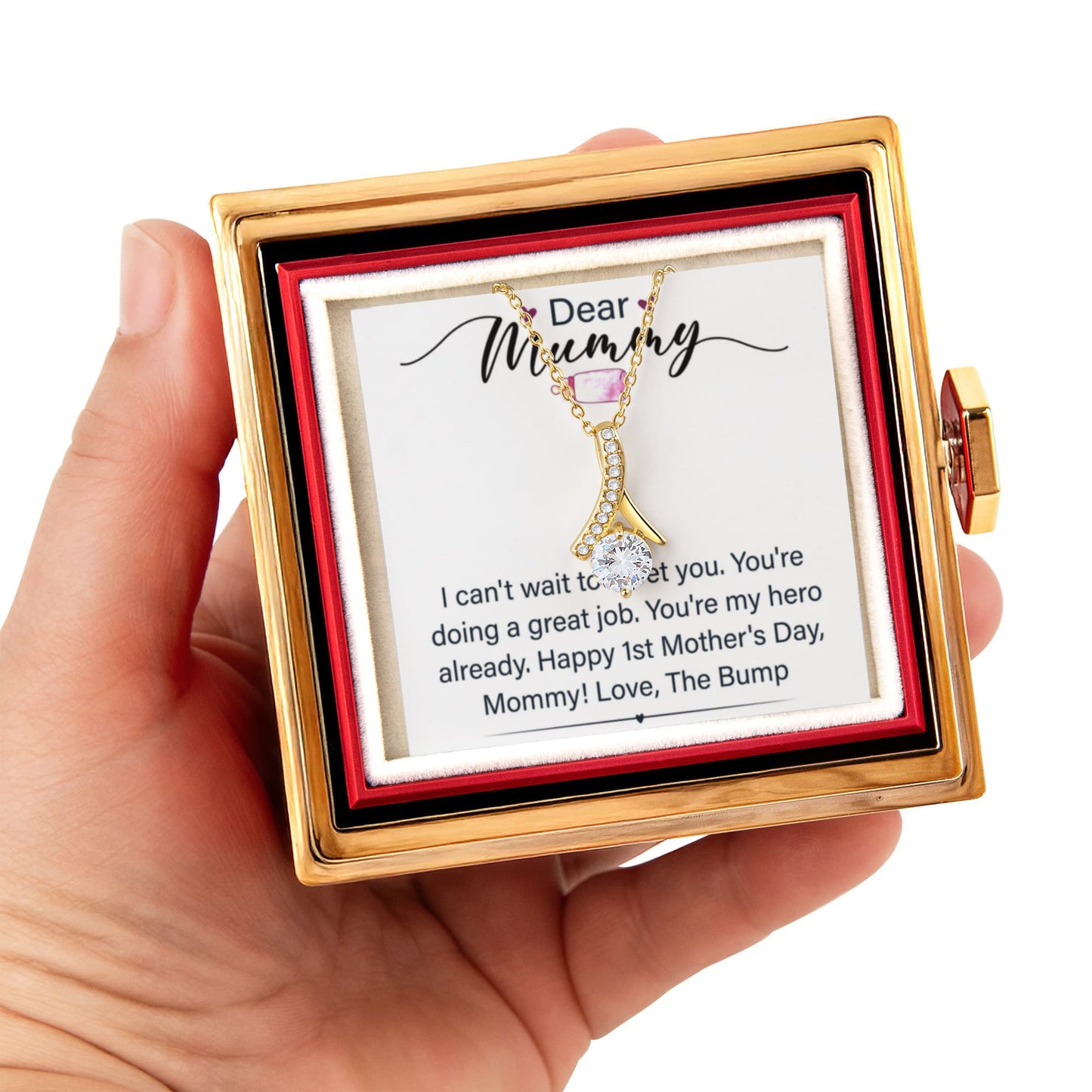 To an Amazing Mamma To Be - You Are Going To Be an Amazing Mother - Alluring Beauty Necklace