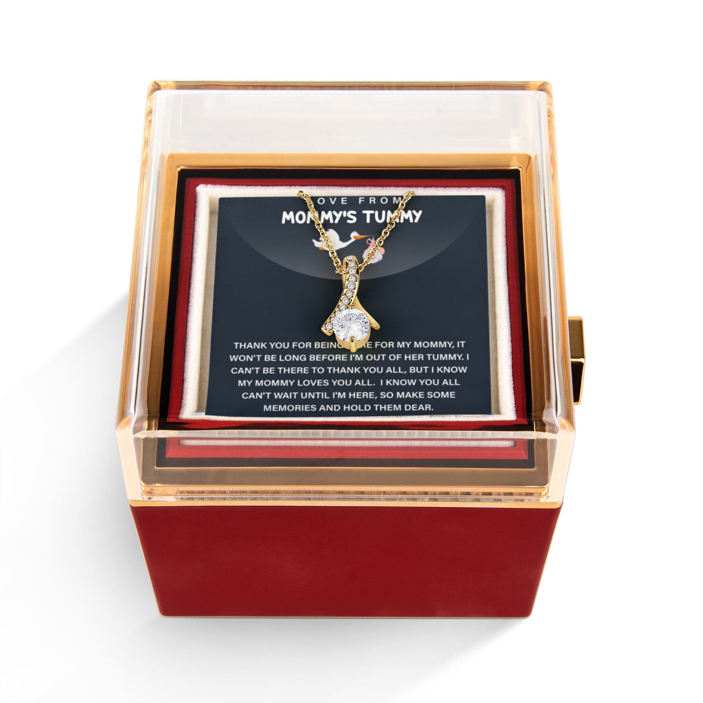 To My Mama To Be - Be Loved For The Rest of Your Life - Alluring Beauty Necklace