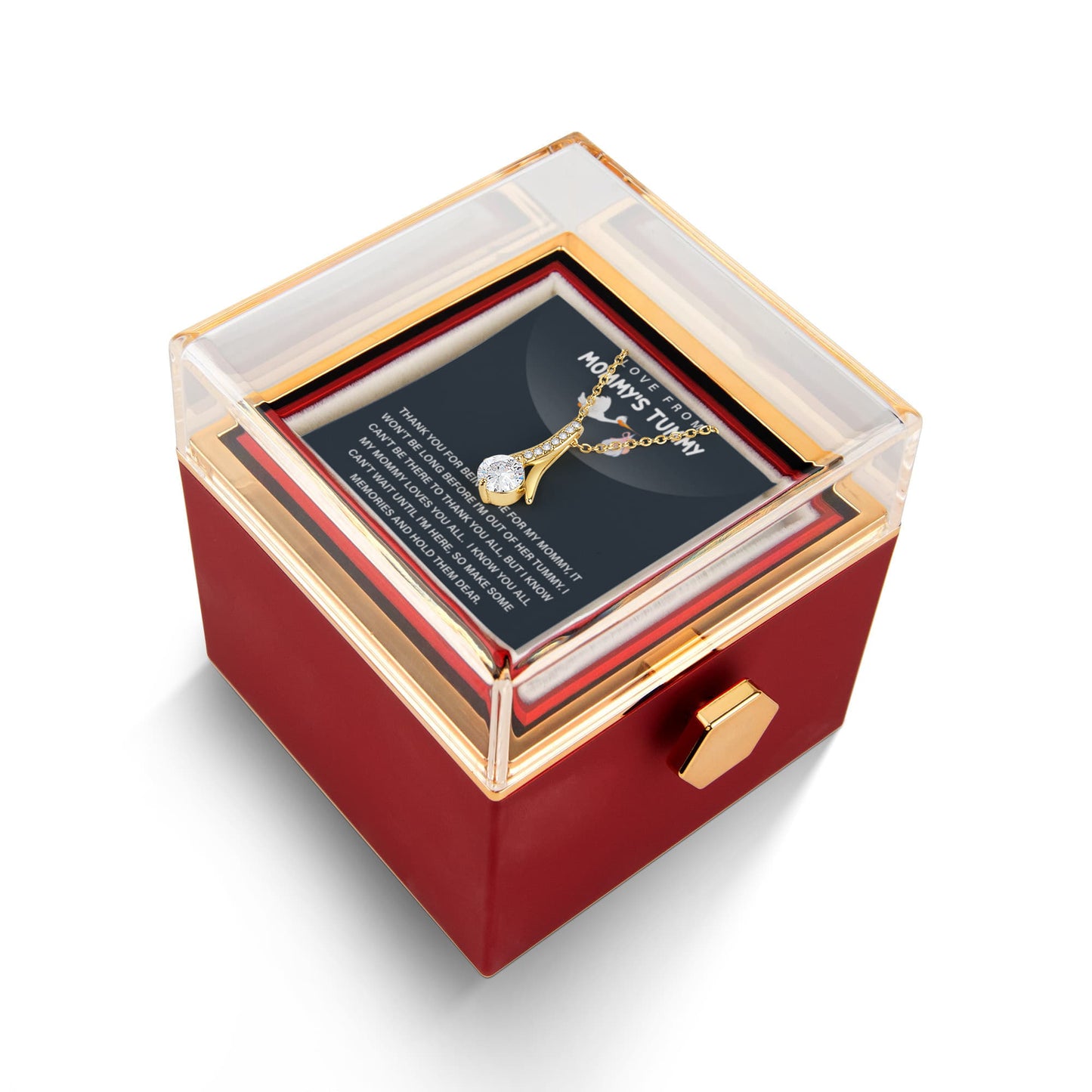 To My Mama To Be - Be Loved For The Rest of Your Life - Alluring Beauty Necklace