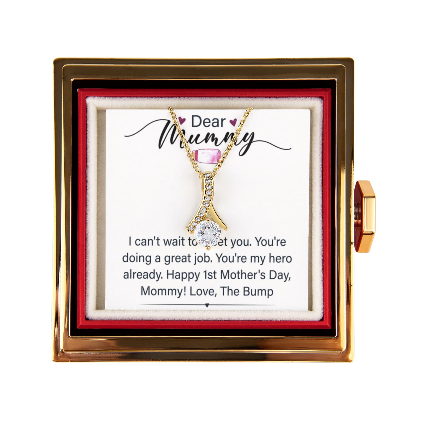 To an Amazing Mamma To Be - You Are Going To Be an Amazing Mother - Alluring Beauty Necklace