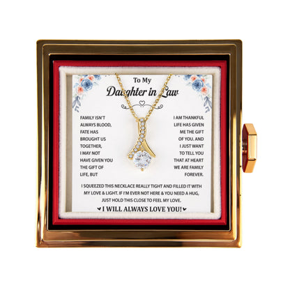 To My Wonderful Daughter-in-Law - You Are My Bonus Daughter - Alluring Beauty Necklace