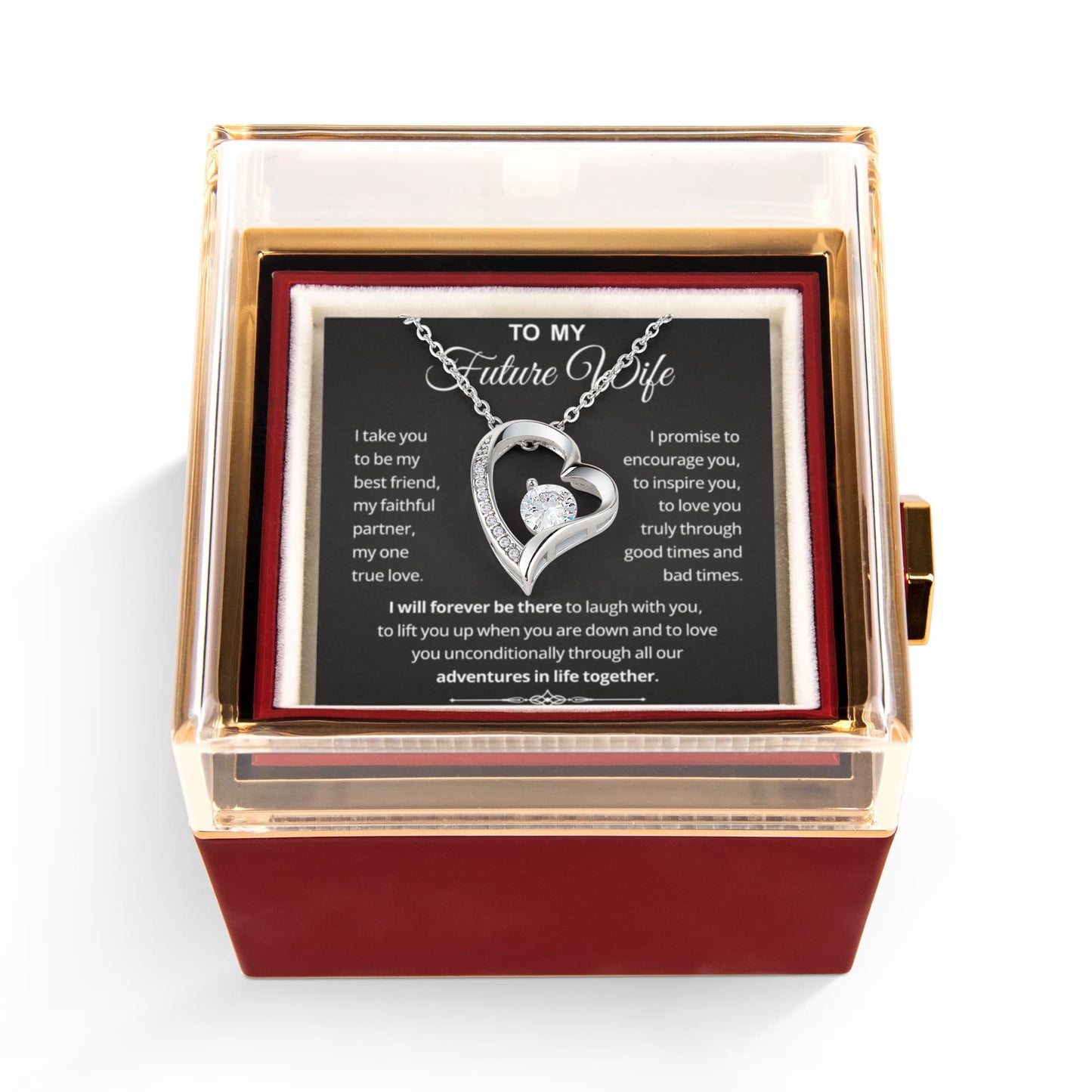 To My Future Wife Necklace A Special Valentines Day Jewelry Gift for Her