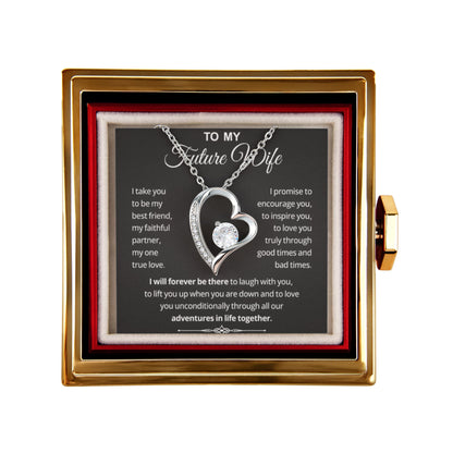 To My Future Wife Necklace A Special Valentines Day Jewelry Gift for Her