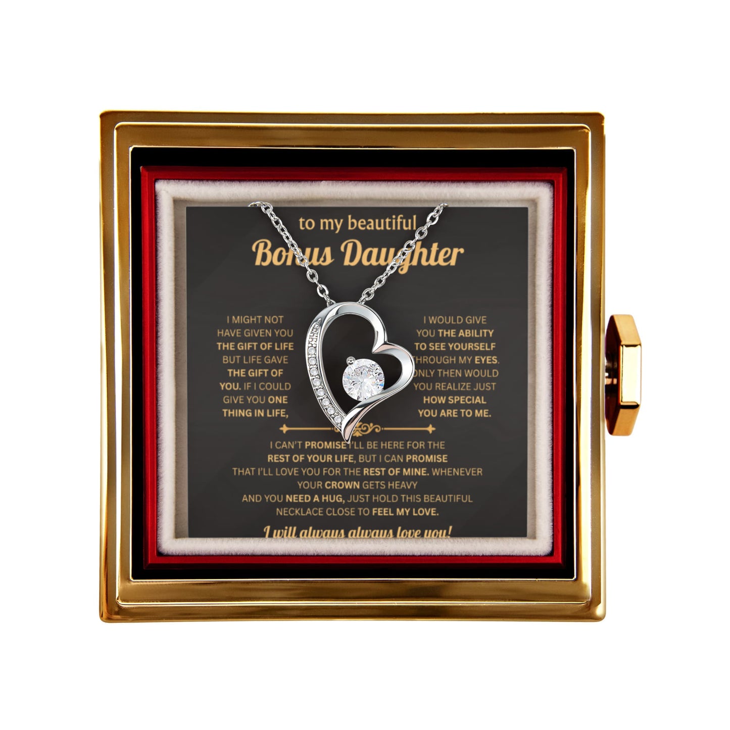 Bonus Daughter Gift - You're Not Just a Daughter, You're a Force of Nature - Necklace