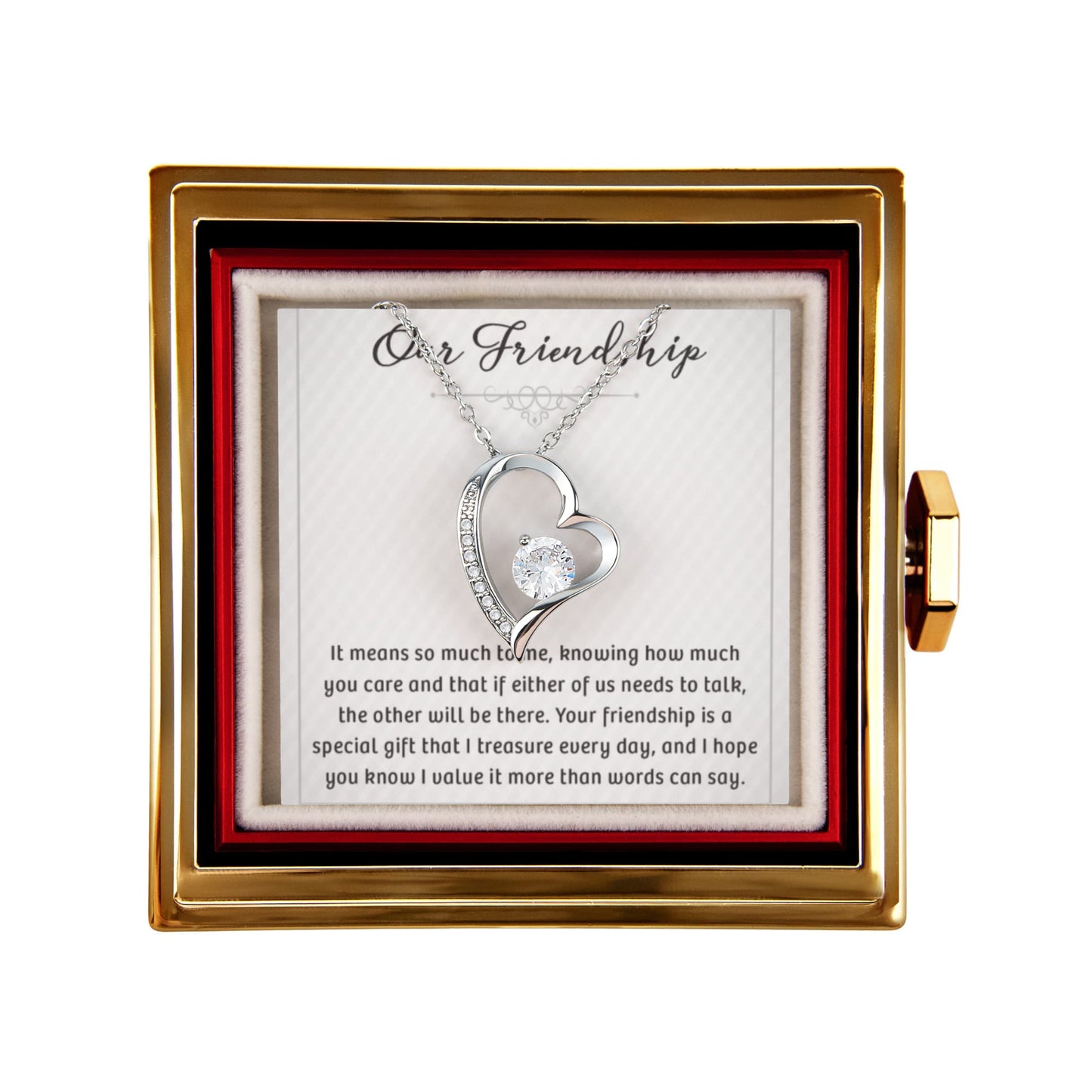 Best Friend Necklace for Long Distance, Birthday Gift Jewelry, Christmas Jewelry