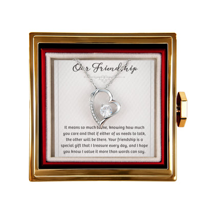 Best Friend Necklace for Long Distance, Birthday Gift Jewelry, Christmas Jewelry