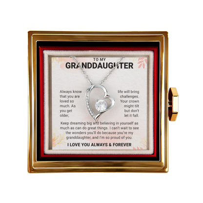 To a Wonderful Granddaughter - I Love You - Granddaughter Gifts From Grandpa