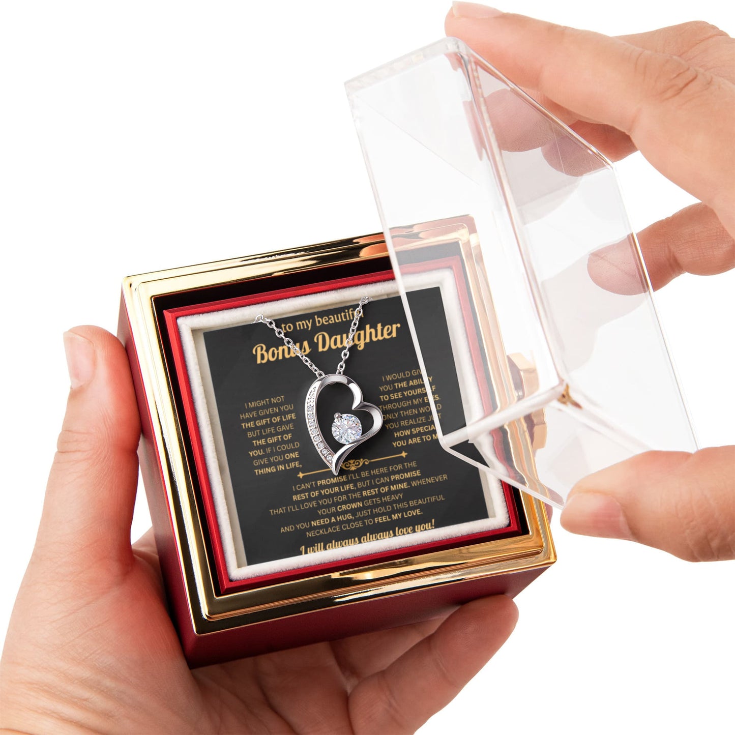 Bonus Daughter Gift - You're Not Just a Daughter, You're a Force of Nature - Necklace