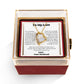 Necklace for Women With Gift Box, I Love You Necklace for Wife on Valentine's Day