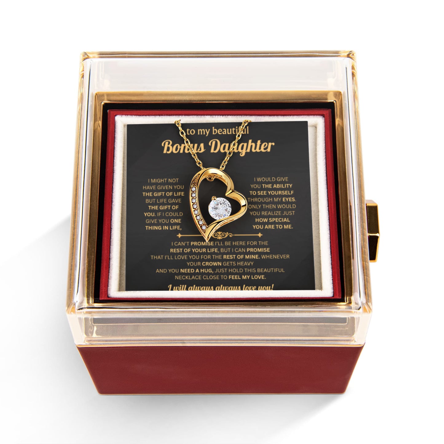 Bonus Daughter Gift - You're Not Just a Daughter, You're a Force of Nature - Necklace