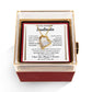 Soulmate Necklace for Women, Valentine Gifts for Girlfriend Message Card