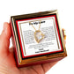 Necklace for Women With Gift Box, I Love You Necklace for Wife on Valentine's Day