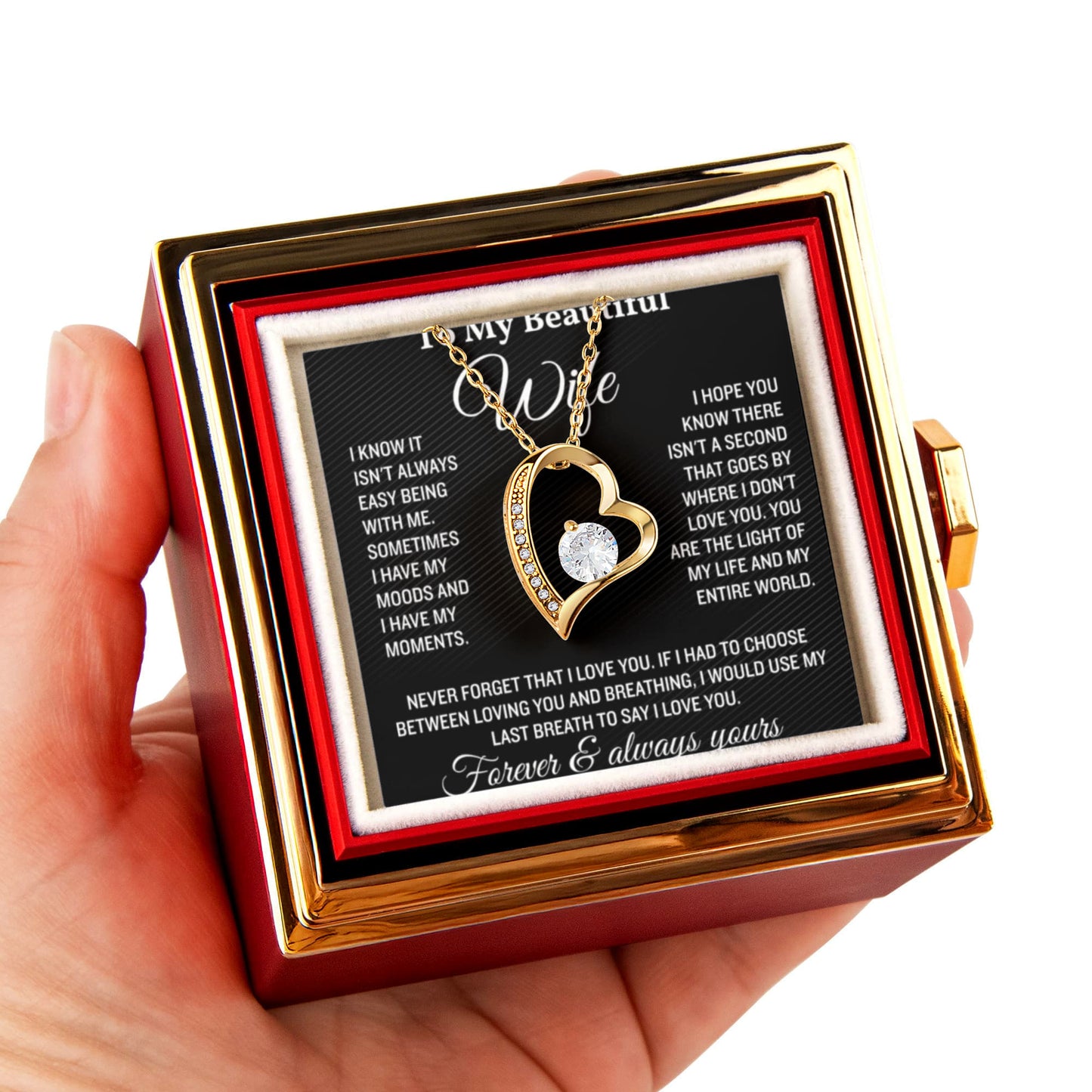 Soulmate Necklace for Women, Romantic Jewelry Gift for Her on Valentine's Day
