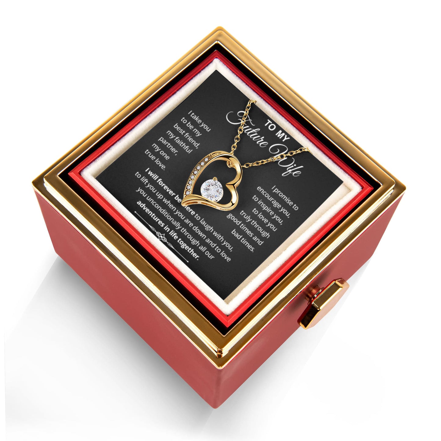 To My Future Wife Necklace A Special Valentines Day Jewelry Gift for Her