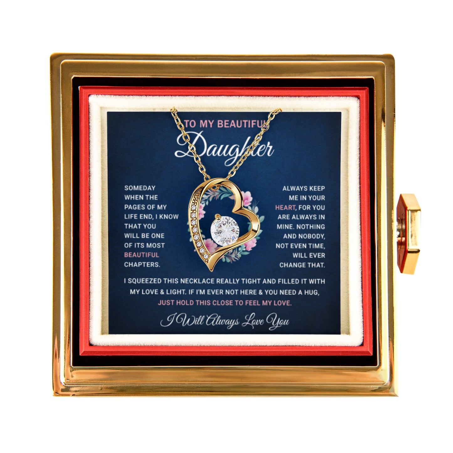 Daughter Gift From Mom, Mother Daughter Necklace