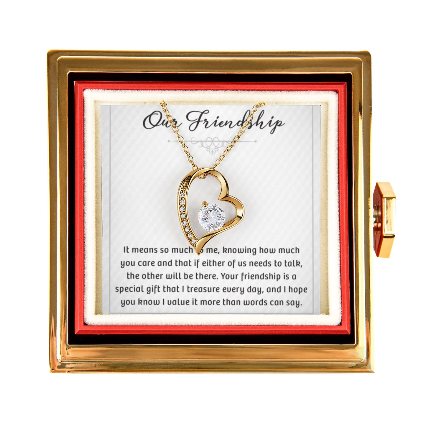 Best Friend Necklace for Long Distance, Birthday Gift Jewelry, Christmas Jewelry