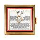 To My Wife - I Want to You Always and Forever - Necklace