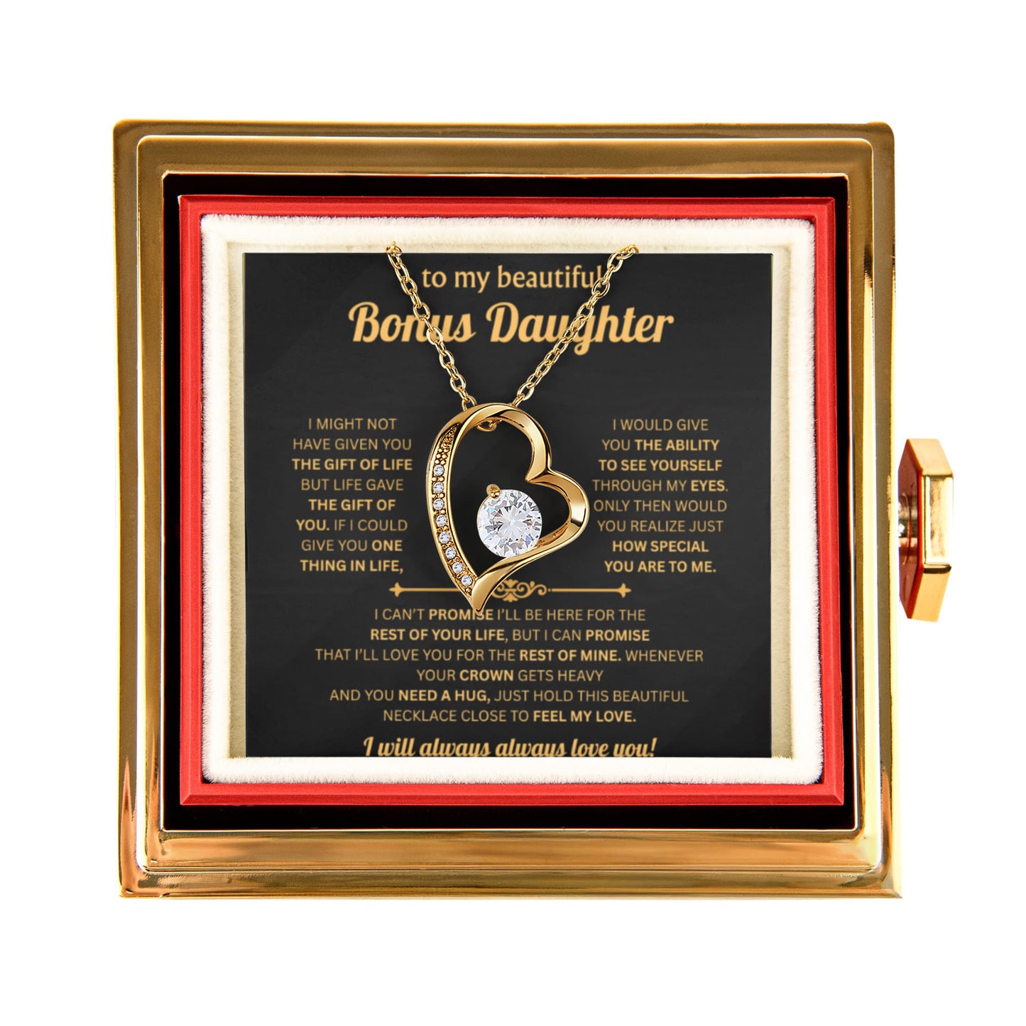 Bonus Daughter Gift - You're Not Just a Daughter, You're a Force of Nature - Necklace