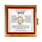 Necklace to My Wife From Husband Forever Love, Gift for Wives With Gift Box