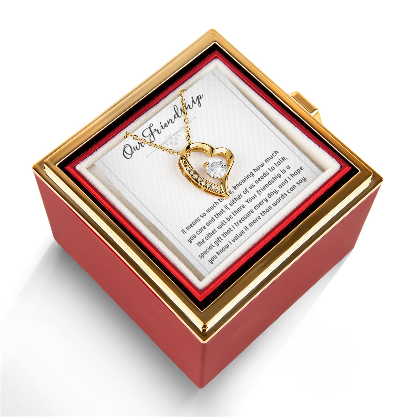 Best Friend Necklace for Long Distance, Birthday Gift Jewelry, Christmas Jewelry