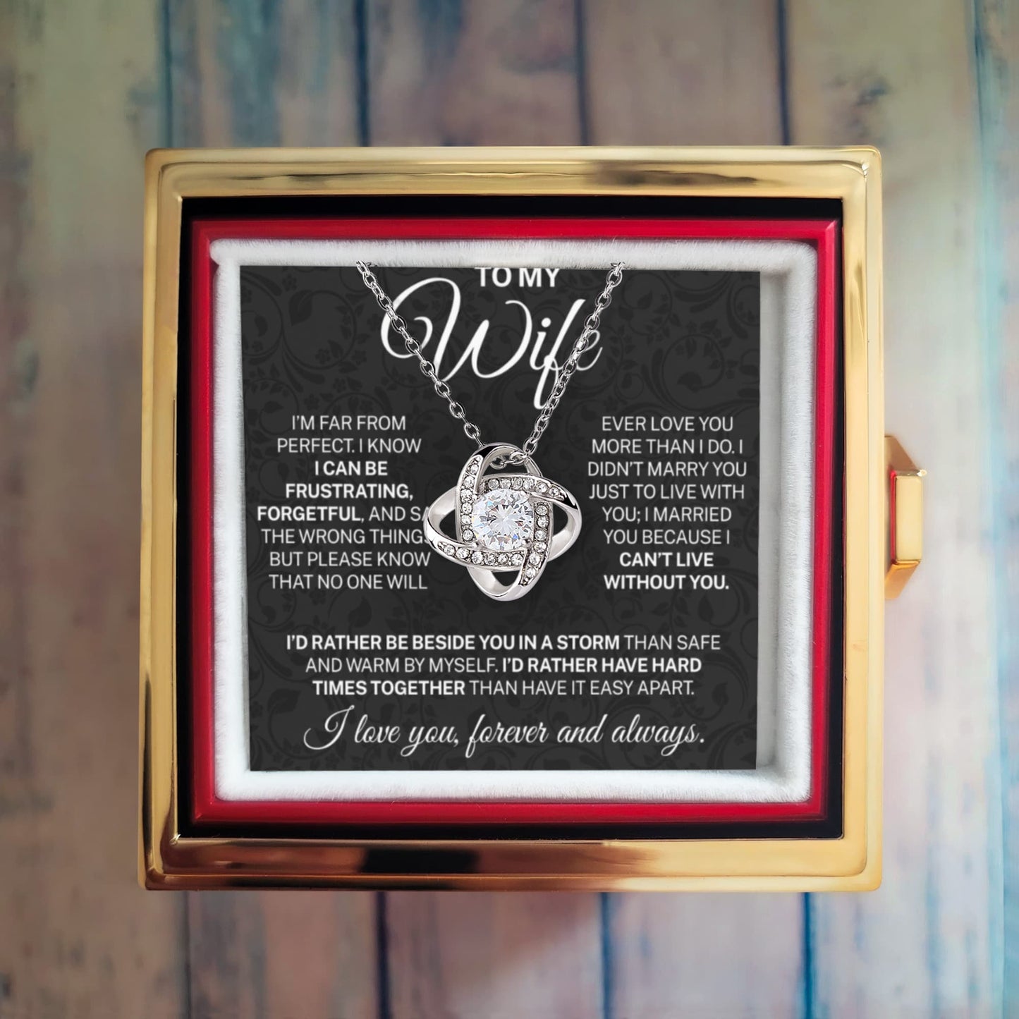 Jewelry for My Wife, the Best Gifts for Wife, Necklace Gifts for Soulmate