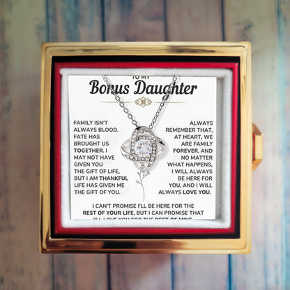To My Bonus Daughter - Thank You for Being the Beautiful Gift That You Are, Dad to Daughter Gift