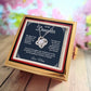 To My Daughter Necklace Gift From Mom - Sentimental Christmas Gift Ideas