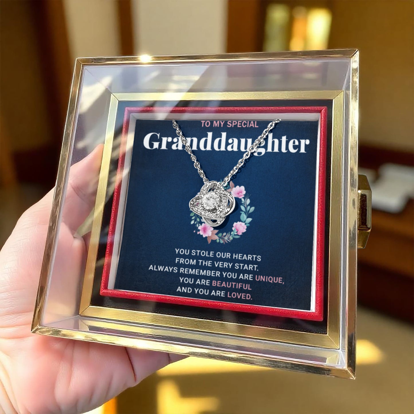 To My Lovely Granddaughter - Remember to Be Awesome - Granddaughter Gifts From Grandma