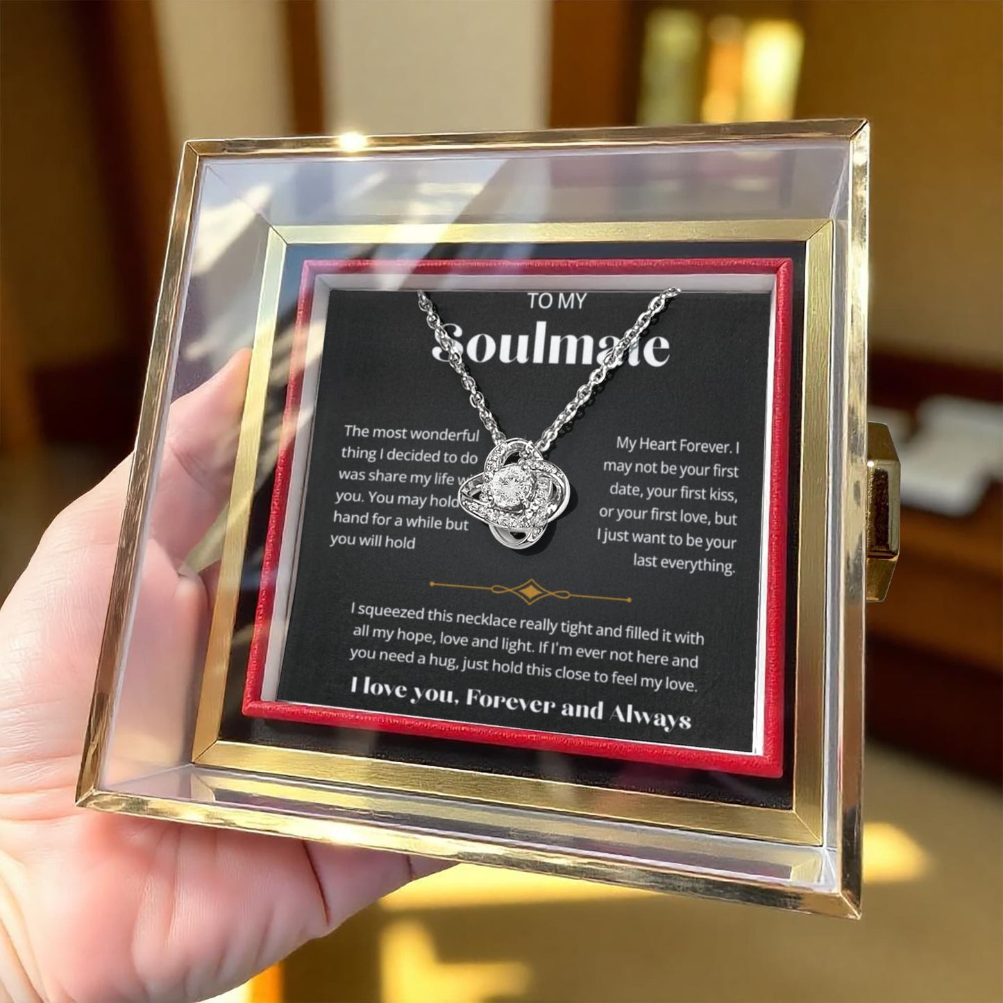 Soulmate Gift for Her, Valentine Gifts for Wife, Girlfriend