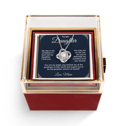 To My Daughter Necklace Gift From Mom - Sentimental Christmas Gift Ideas