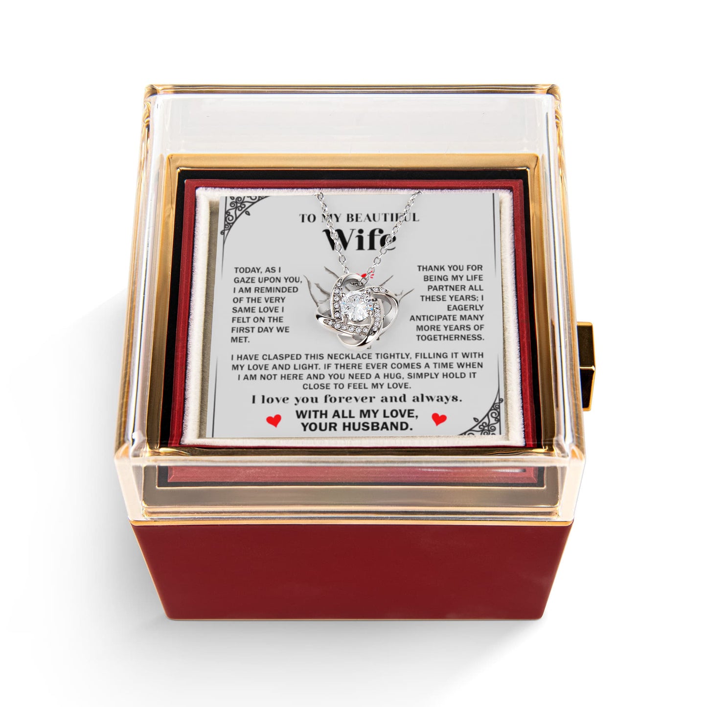 Jewelry to My Wife - the Best Thing That Ever Happened to Me, Valentine's Day Gifts