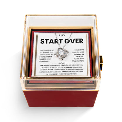 Start Over Necklaces, to My Wife Necklace From Husband